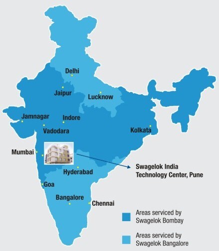 Service Area India Map